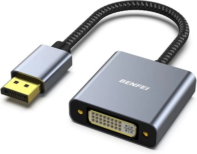 DisplayPort zu DVI Adapter, BENFEI DisplayPort zu DVI-D-Adapter Vergoldetes - Bild 1 von 4
