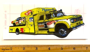 Hot Wheels NHRA Don THE SNAKE Prudhomme 1970 HAULER US TOUR Vinyl Sticker Decal - Picture 1 of 1