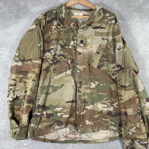 Army Combat Uniform Jacket Mens Large Regular Multicam Camo Ripstop Insect Guard - Picture 1 of 11