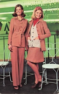Fashion Ad PC Queen's-Way to Fashion anni 60-70 non pubblicato cromato vintage pc - Foto 1 di 2