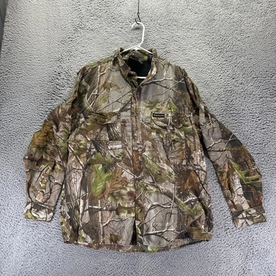 Camisa Winchester Botón Para Hombre Grande Camuflaje Bosque Nylon Ventilada Manga Larga Foto 1 de 4