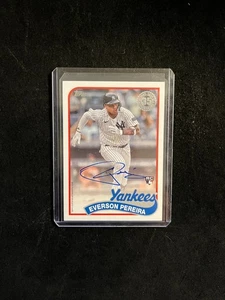 2024 Topps 1989 35th Anniversary Series 2 Everson Pereira Rookie Auto #89BA-EPE - Picture 1 of 2
