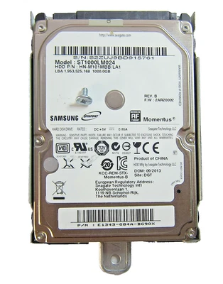 1TB Samsung 2.5" HDD with Caddy and Screws for Dell Inspiron 3477 AIO - Image 1 of 4