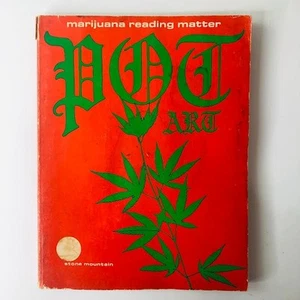 Marijuana Reading Matter POT ART for Pot Heads Stone Mountain Weed Book 1970 1st - Picture 1 of 24