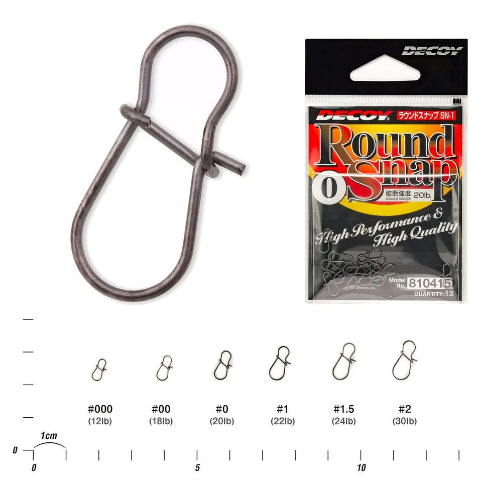 DECOY Round Snap SN-1 | High Quality Japan Karabiner | Alle Größen #000 bis #2