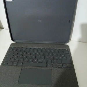 Light Gray Logitech Combo Touch Keyboard YU0047 - Imagen 1 de 4