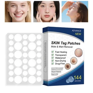 144 Pezzi Patch Rimozione Etichette Pelle Efficace Talpa Rimozione Verruca Adesivo Quick Pad - Foto 1 di 12