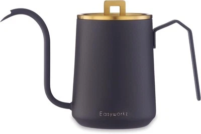 Easyworkz 600ml de acero inoxidable cuello de cisne kettle kettle con boquilla - Imagen 1 de 4