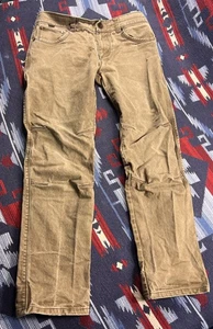 Pantalone uomo Kuhl 33x32 Free Rydr marrone tela pesante lavoro escursionismo robusto - Foto 1 di 12