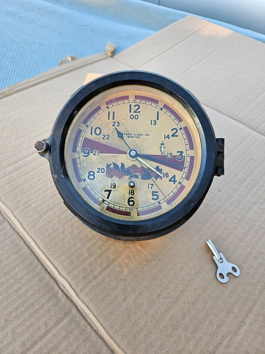 Chelsea WWII Antique Maritime Clocks for sale | eBay