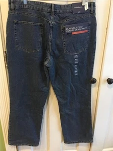 MEN'S NWT FLANNEL LINED DENIM JEANS SZ 36 X 28 3/4 Winter CROFT AND BARROW - Picture 1 of 4