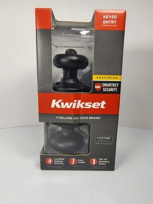 Kwikset 97402-737 Juno botão de entrada com chave porta SmartKey bronze veneziano - Imagem 1 de 4