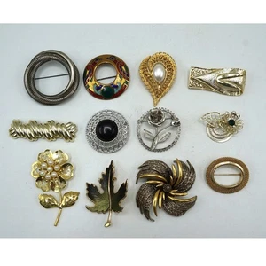 Lotto 12 spille gioielli vintage e moderne - Foto 1 di 6