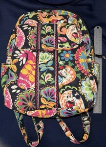 EUC VERA BRADLEY Disney Parks Authentic Midnight Mickey Minnie Retired Backpack - Picture 1 of 6
