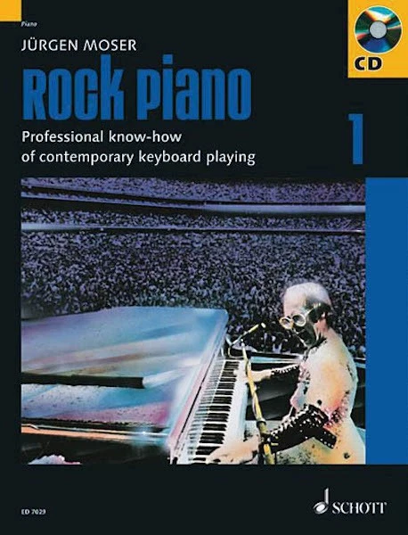Rock Piano Volume 1 Contemporary Keyboard Learn to Play Music Lessons Book & CD - Image 1 of 1