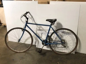 Vintage Specialized Blue Black Crossroads Bicycle With Road Bike Tires - Picture 1 of 12