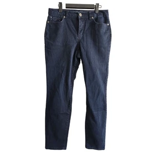 Code Bleu Womens Sz 8 Aimee Skinny Blue Jeans Dark Wash - Picture 1 of 4