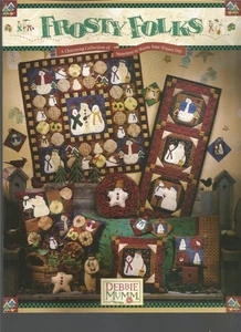 Quilt Patterns Frosty Folks Snowmen Debbie Mum Christmas P52 - Picture 1 of 5