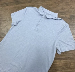 Lululemon Poloshirt Herren mittelblau kurzarm Freizeit - Bild 1 von 6