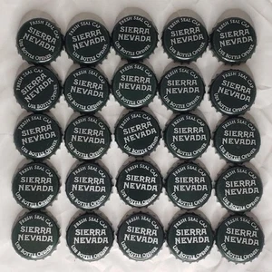 Lot of 25 Dark Green Sierra Nevada Brewing Company Beer Bottle Caps Crown - Picture 1 of 3