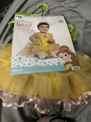 Disney Baby Beauty & the Beast Belle Dress Halloween Costume - 12-18 Months NWT - Image 1 of 4