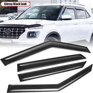 Para Hyundai Venue 2020-2024 Viseras de ventana Parasol Protector de lluvia Deflectores - Imagen 1 de 18