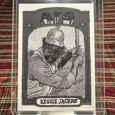Reggie Jackson 2025 Topps Shoebox Treasures x Friedman 1972 - GrayScale 7/75 🔥 Foto 1 de 2