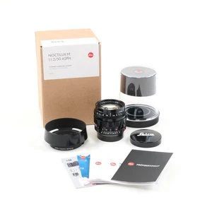 LEICA 50MM F1.2 NOCTILUX-M ASPH PINTURA NEGRA BRILLANTE + CAJA 11731 #5515 - Imagen 1 de 6