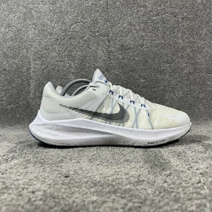 Nike Air Zoom Winflo 8 CW3419-008 Hombres Talla 10.5 Blanco Platino Zapatos para Correr Usados - Imagen 1 de 12