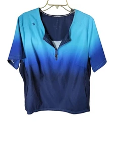Womens Koi Multicolor Pullover 100% Polyester Nursing Scrubs - Picture 1 of 3