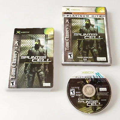 Tom Clancy's Splinter Cell Original Xbox Complete CIB 2002 SC - Image 1 of 4