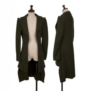 Yohji Yamamoto FEMME Peaked Lapel Long Jacket Size 1(K-124492) - Picture 1 of 12