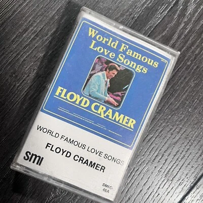 Floyd Cramer Wold Famous Love Songs Cassette 1984 SMI Records Vaya Con Dios Foto 1 de 4
