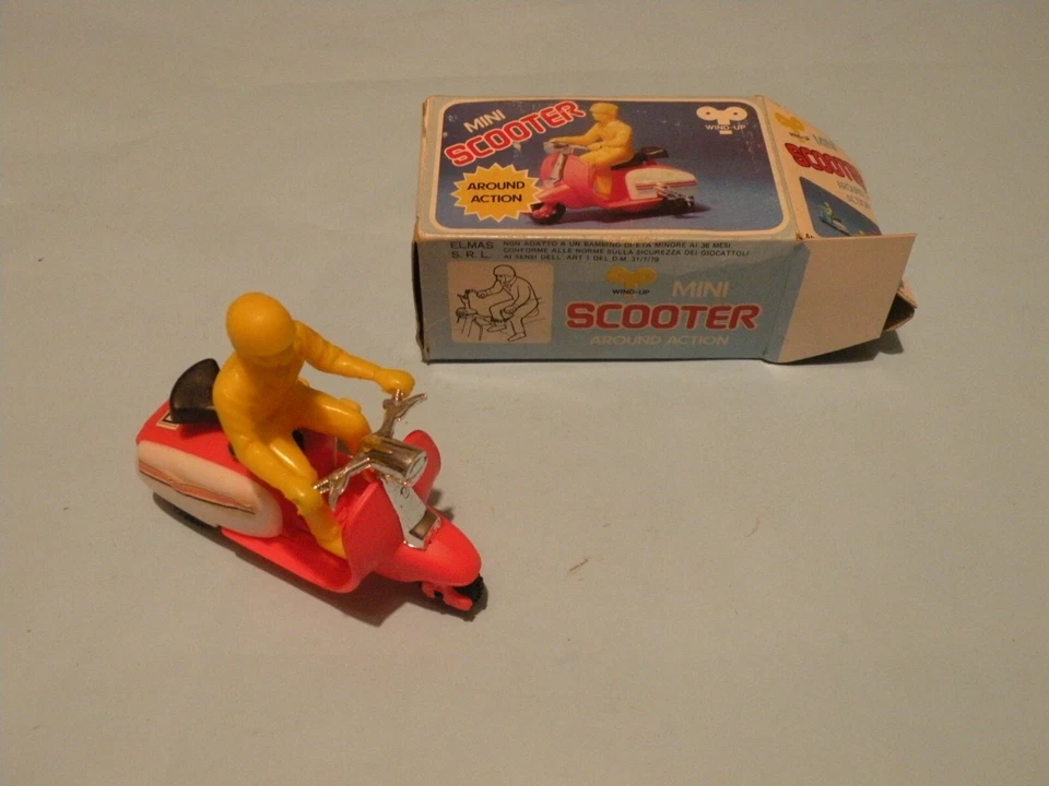 DIE-CAST MINI SCOOTER AROUND ACTION FUNZIONANTE NUOVO/NEW BOX - Immagine 1 di 1