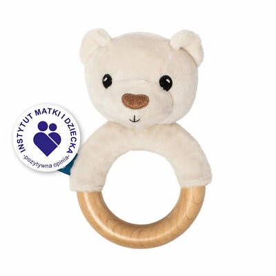 Teething Ring of Wood By Whisbear Baby Toy Layette Educational Games - Image 1 of 4