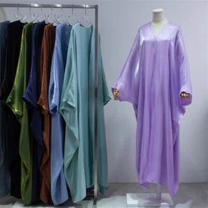 Oversize Abaya Women Open Cardigan Islamic Long Robes Kimono Loose Dresses Gown - Bild 1 von 61