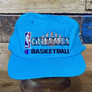 Vintage 90s Vancouver Grizzlies NBA Green Snapback Hat  Basketball Champion - Picture 1 of 7