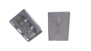 Pfostenkappe in ALU Natur für 60x40 Zaun Pfosten Deckel Kappe - Bild 1 von 2