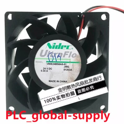V80E24BS8A5-51 1PCS NEW Nidec 8038 8CM 24V 0.34A Cooling Fan  Fast shipment - Image 1 of 4