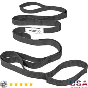 Yoga Stretching Strap Non-Elastic Physical Therapy Band Flexibility Exercise New - Picture 1 of 7