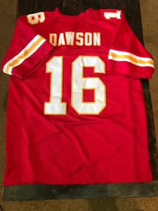 VTG KANSAS CITY CHIEFS #16 LEN DAWSON Football Jersey Red Men's XL S5 - Picture 1 of 6