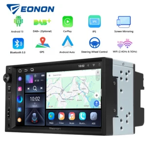 Eonon UA13 Android 13 Double 2 Din 7" Car Audio Stereo Radio GPS Sat Nav CarPlay - Picture 1 of 18
