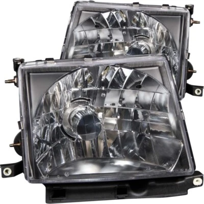ANZO Crystal Headlights Black For 1997-2000 Toyota Tacoma Foto 1 de 4