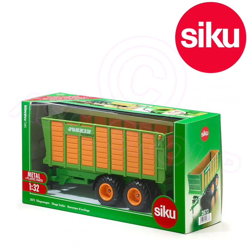 Siku 2873 Rimorchio Per Silos Joskin Silospace A Due Assi Alto Lato 1:32 Scala - Immagine 1 di 1