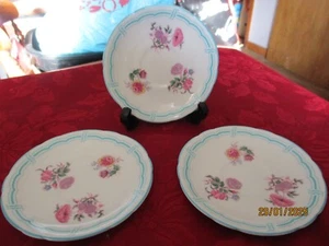 3 x Coalport Leighton Sprays - SMALL SAUCERS - Picture 1 of 8