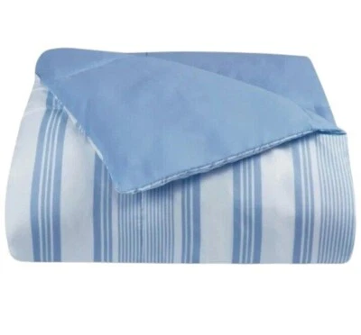 Edredón reversible Martha Stewart a cuadros King Chambray Williams King 10/7 Foto 1 de 2