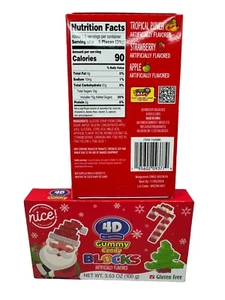 ¡Bonito!   (2-PACK) 4D bloques de caramelos de goma cajas de teatro 7 oz - Imagen 1 de 3