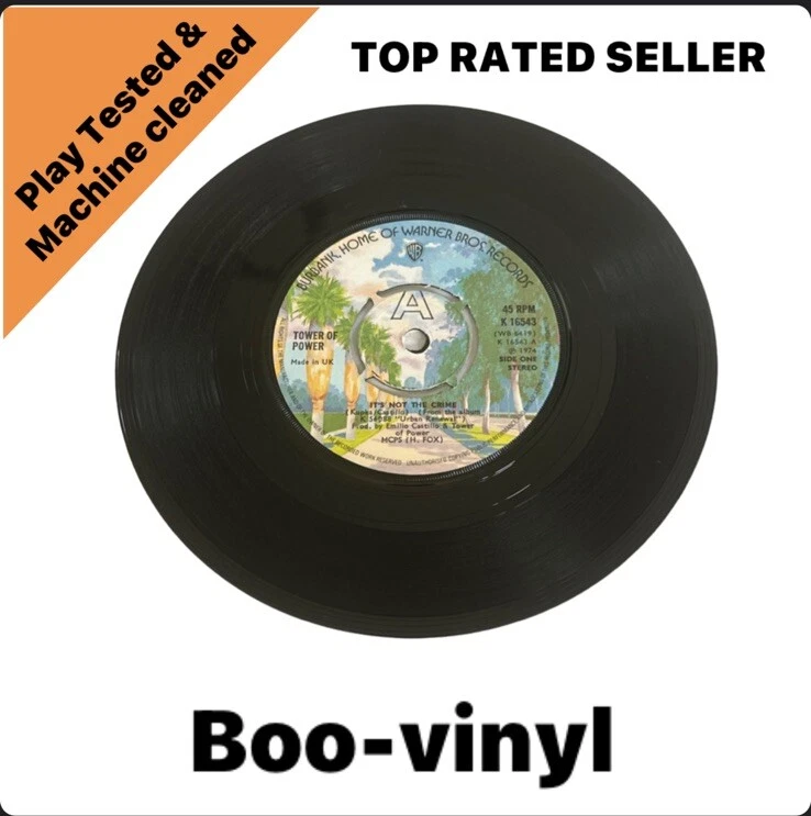 Tower Of Power – It's Not The Crime 7" Vinyl Record  Soul Funk Blues EX M - Image 1 of 4