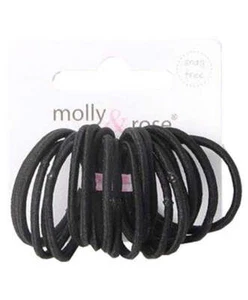 Molly And Rose Small Black Elastic Bands 9568 - Picture 1 of 1