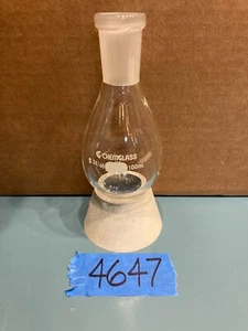 Lot of 4 NEW 100 ml ChemGlass CG-1512-03 RB Recovery/Evap. Flask 24/40 Joint - Picture 1 of 5